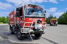CCFM - Tankläschfahrzeug nach französischer Norm speziell für die Waldbrandbekämpfung, das zukünftig u.a. in Wendhausen stationiert werden wird.